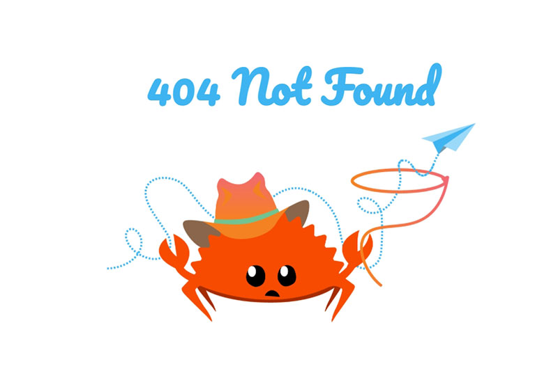 漂亮的404错误页面002 – 螃蟹、小飞机
